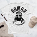 OBWON Logo Short White Out Men's Athletic T-shirtt