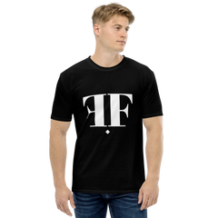 AIFFIA Logo Short Black Out Men's Premium Shirt