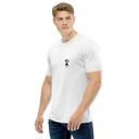 OBWON Logo Short White /w BLK Men's Athletic T-shirt