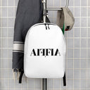 AIFFIA Logo WHT OUT Minimalist Backpack