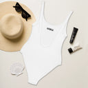 AIFFIA Logo WHT OUT One-Piece Swimsuit