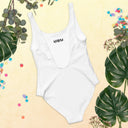 AIFFIA Logo WHT OUT One-Piece Swimsuit