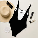 AIFFIA Logo BLK OUT One-Piece Swimsuit