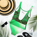 ABS Green Mic 1 One-Piece Swimsuit