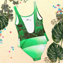 ABS Green Mic 1 One-Piece Swimsuit