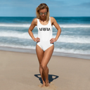 AIFFIA Logo WHT OUT One-Piece Swimsuit
