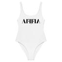 AIFFIA Logo WHT OUT One-Piece Swimsuit