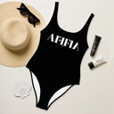 AIFFIA Logo BLK OUT One-Piece Swimsuit