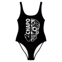 El Chapo Logo BLK OUT One-Piece Swimsuit