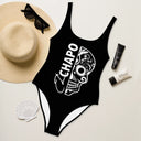 El Chapo Logo BLK OUT One-Piece Swimsuit