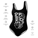 El Chapo Logo BLK OUT One-Piece Swimsuit