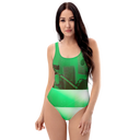 ABS Green Mic 1 One-Piece Swimsuit
