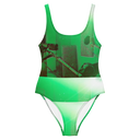 ABS Green Mic 1 One-Piece Swimsuit