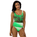 ABS Green Mic 1 One-Piece Swimsuit