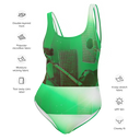 ABS Green Mic 1 One-Piece Swimsuit