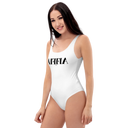 AIFFIA Logo WHT OUT One-Piece Swimsuit