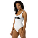 AIFFIA Logo WHT OUT One-Piece Swimsuit