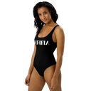 AIFFIA Logo BLK OUT One-Piece Swimsuit
