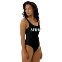 AIFFIA Logo BLK OUT One-Piece Swimsuit