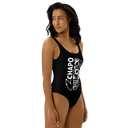 El Chapo Logo BLK OUT One-Piece Swimsuit