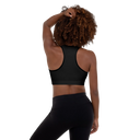 El Chapo Logo BLK OUT Padded Sports Bra