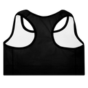 El Chapo Logo BLK OUT Padded Sports Bra