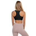 El Chapo Logo BLK OUT Padded Sports Bra