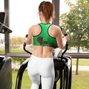 ABS Green Mic 1 /w BLK Sports Bra