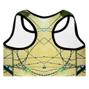 B&G Afghan Wire 1 BLK Padded Sports Bra