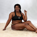 El Chapo Logo BLK OUT Padded Sports Bra