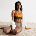 El Chapo Sunset Brunch BLK Padded Sports Bra