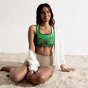 ABS Green Mic 1 /w BLK Sports Bra