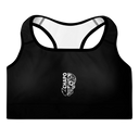 El Chapo Logo BLK OUT Padded Sports Bra