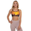 El Chapo Sunset Brunch BLK Padded Sports Bra
