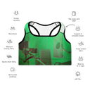 ABS Green Mic 1 /w BLK Sports Bra