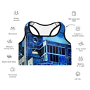 AIFFIA BLDG 1 BLK Padded Sports Bra