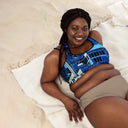 AIFFIA BLDG 1 BLK Padded Sports Bra