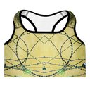 B&G Afghan Wire 1 BLK Padded Sports Bra