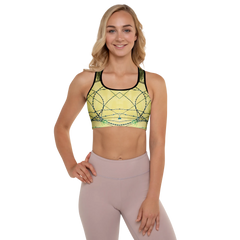 B&G Afghan Wire 1 BLK Padded Sports Bra