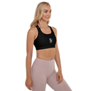 El Chapo Logo BLK OUT Padded Sports Bra