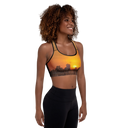 El Chapo Sunset Brunch BLK Padded Sports Bra