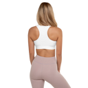 AIFFIA Logo WHT OUT Padded Sports Bra