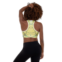 B&G Afghan Wire 1 WHT Padded Sports Bra