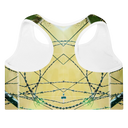 B&G Afghan Wire 1 WHT Padded Sports Bra