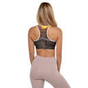 El Chapo Sunset Brunch WHT Padded Sports Bra