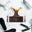 El Chapo Sunset Brunch WHT Padded Sports Bra