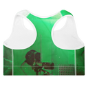 ABS Green Mic 1 /w WHT Sports Bra