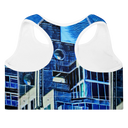 AIFFIA BLDG 1 WHT Padded Sports Bra