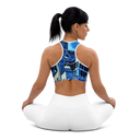 AIFFIA BLDG 1 WHT Padded Sports Bra