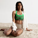 ABS Green Mic 1 /w WHT Sports Bra